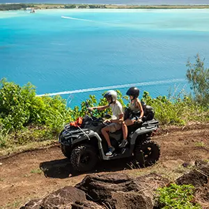 Combo ATV quad snorkeling découverte récif