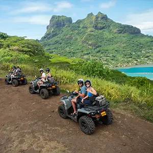 Excursion ATV Quad Mount Popoti Bora Bora Polynésie française