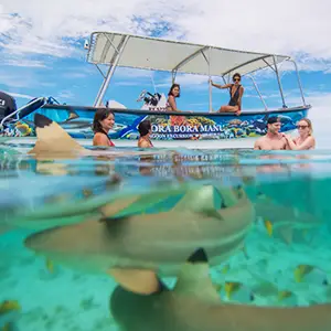 Transfert bateau vers Motu Fanfan Bora Bora